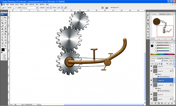 Creation of clocked in time: Step 13